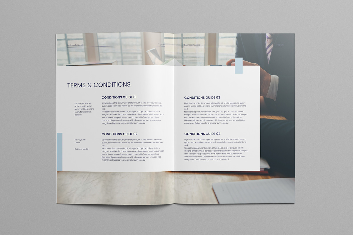 Proposal, a Brochure Template by Pixelpick