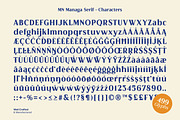 MN Managa Serif - Contemporary Serif, a Serif Font by Mantra Naga (Thumbnail 10 of 18)