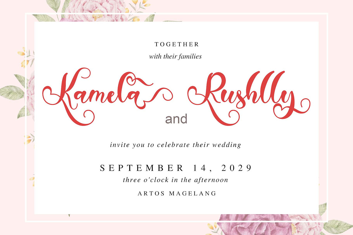 Camelia Butterfly, a Handwritten Font by Yoga Letter (Photo 2 of 7)