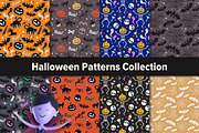 Halloween patterns set, a Pattern Graphic by tetiana.svirska (Thumbnail 1 of 7)
