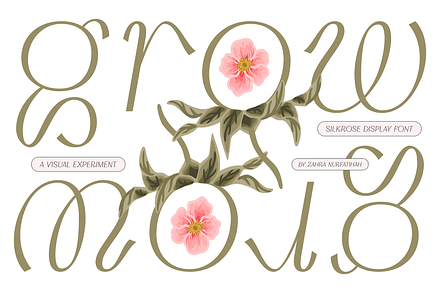 Silkrose - Delicate Display Font