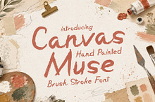 Canvas Muse - Organic Brush Typeface