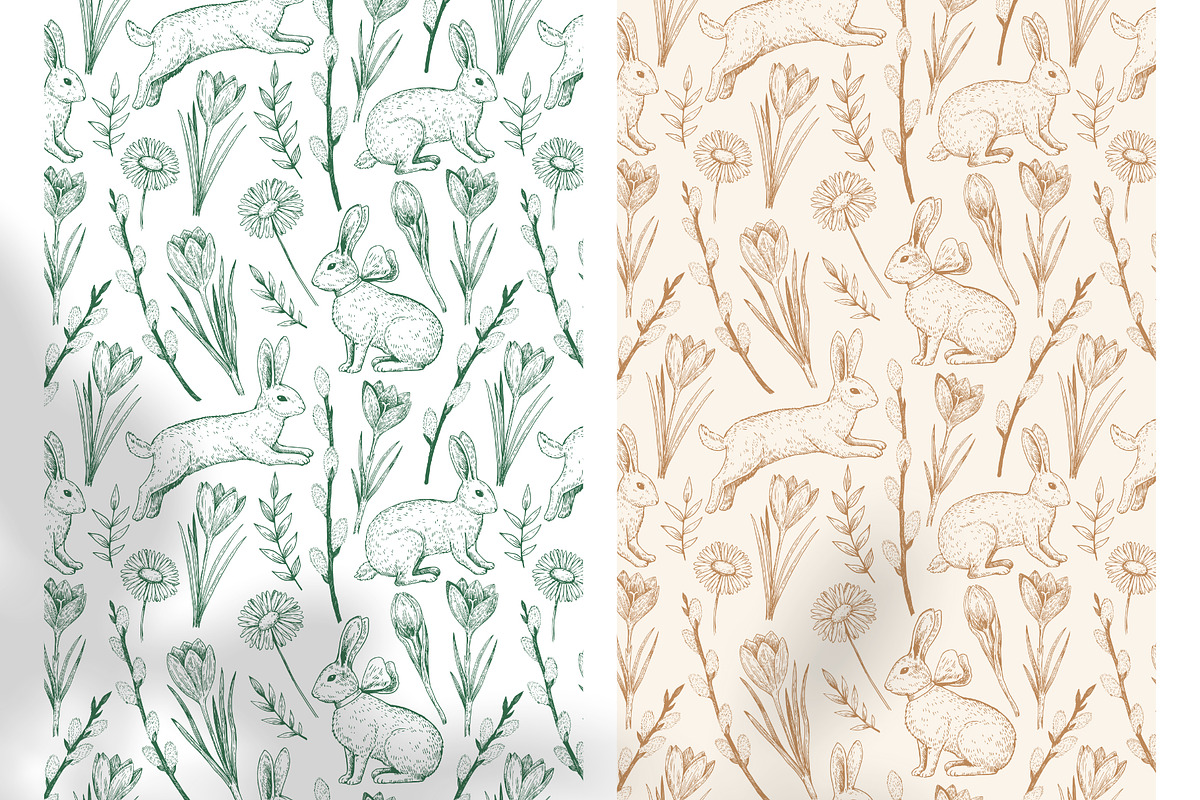 Easter patterns and elements, a Pattern Graphic by Robusta (Photo 3 of 9)