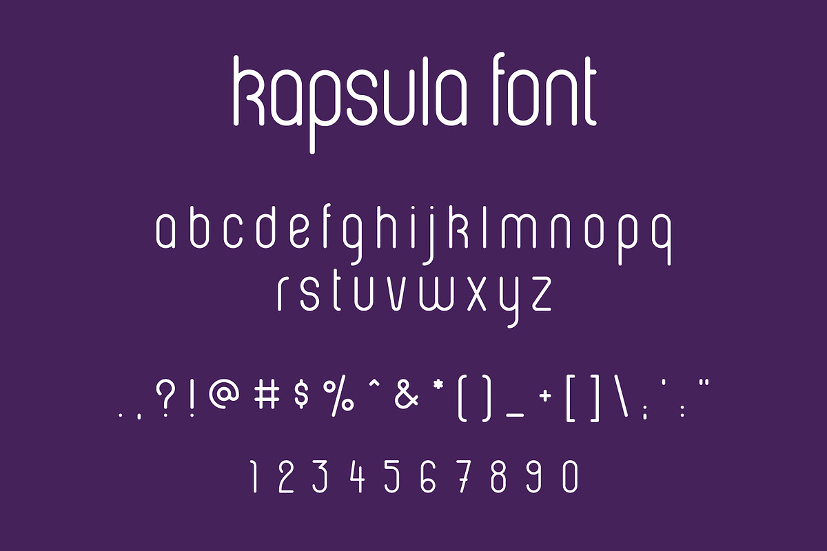 Kapsula Font