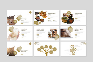 Autumn Leaves - Powerpoint Template