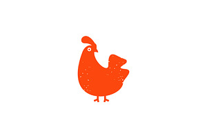 Unique Chicken Logo