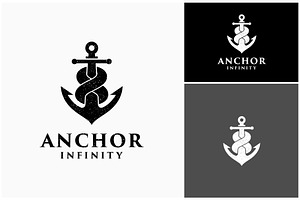 Anchor Sailor Infinity Harbor Logo, a Branding & Logo Template by ika trisiana