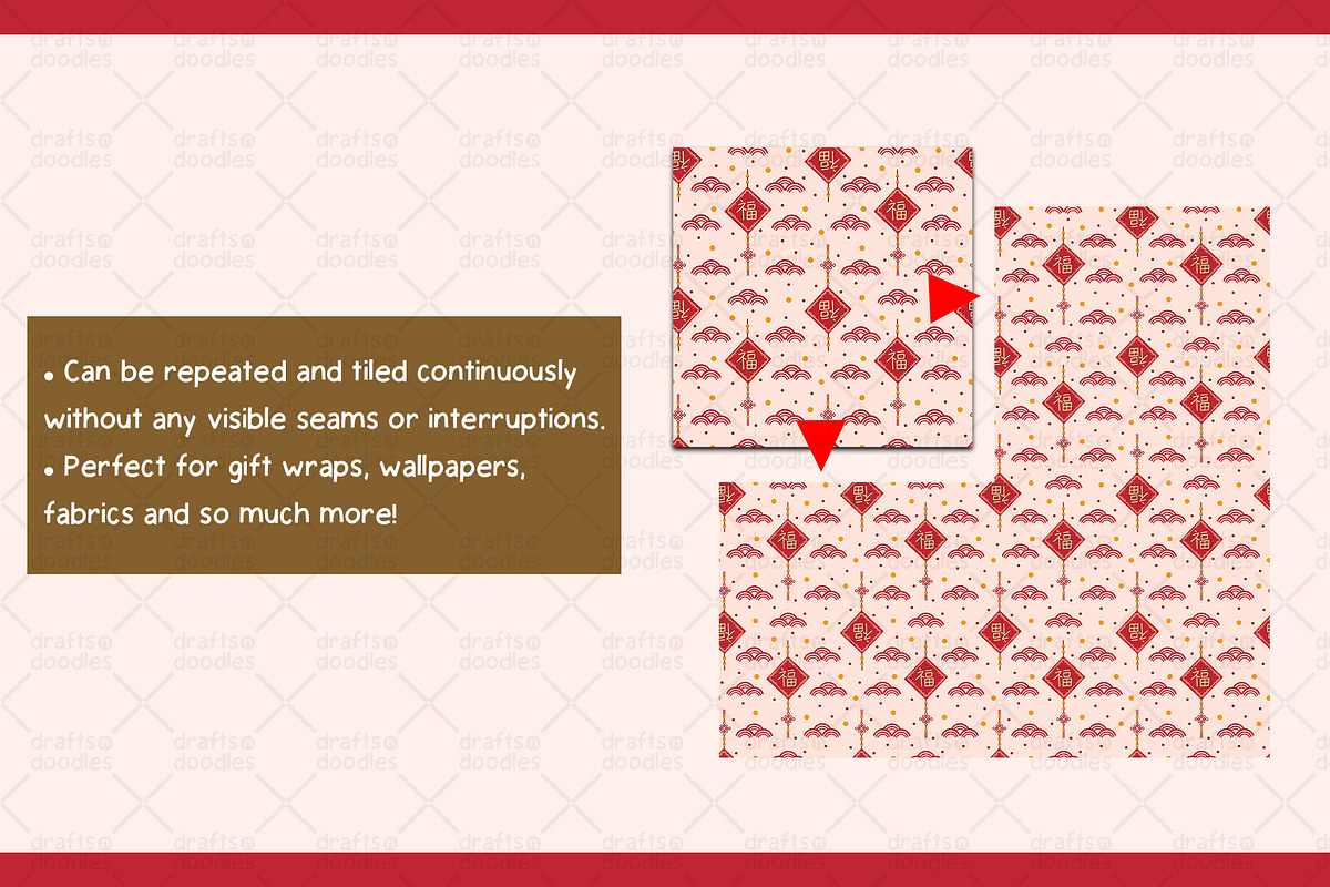 Chinese New Year Graphic Set, a Pattern Graphic by Drafts n Doodles (Photo 5 of 6)