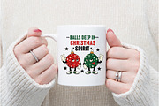 Balls Deep in Christmas Spirit png, an Illustration by Watercolor design (Thumbnail 6 of 6)