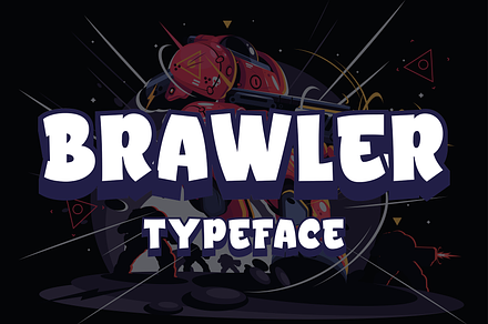 Brawler - Gaming Typeface, a Sans Serif Font by HipFonts