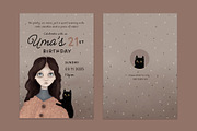Quiet Birthday Invitation, an Invitation Template by DijanaDesignShop (Thumbnail 3 of 4)