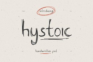 Hystoic Display Handwritten