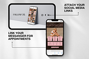 Laser Hair Removal Canva Website, a Landing Page Template by DesignsbyMariaStudio (Thumbnail 6 of 10)