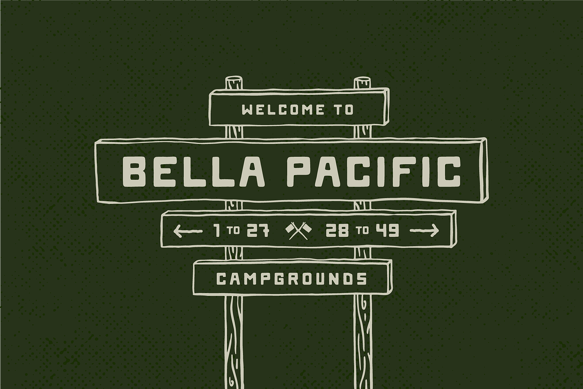 CAMPGROUNDS FONT, a Font by Studio Alexander (Photo 5 of 7)