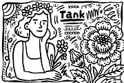 Crunchy Cartoon Inkers Brushes, a Brush Add-On by Heather Green Designs (Thumbnail 3 of 10)