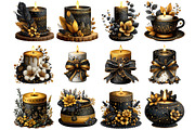 Elegant Candle Decor Clipart, an Illustration by DreamArtGraphic (Thumbnail 2 of 4)