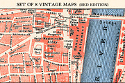 Set of 8 Vintage Maps of London, a Graphic by Fendell Projects (Thumbnail 4 of 4)