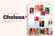 Chelsea | Showit Template, an App Template by Refinery Nine Co. (Thumbnail 1 of 9)