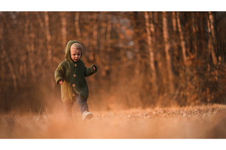 Little curious boy in knitted, a Person Photo by HalfPoint