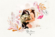 Watercolor Toffee Flowers, a Decorative Illustration by Webvilla Studio (Thumbnail 2 of 6)