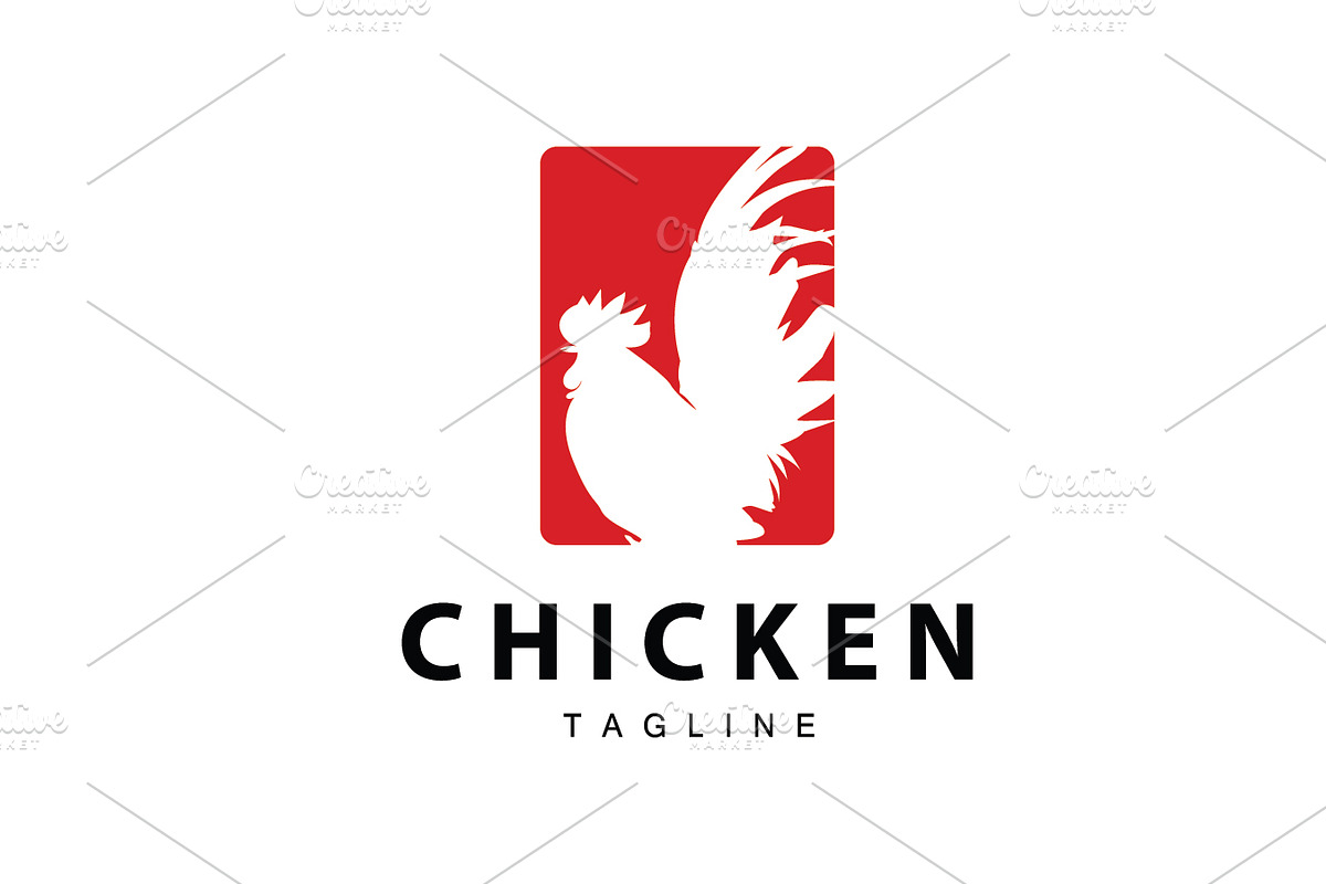 Chicken logo farm animal livestock, a Branding & Logo Template by Maylianaw28