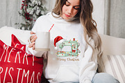Christmas Sewing Machine PNG, an Illustration by designcity5 (Thumbnail 5 of 8)