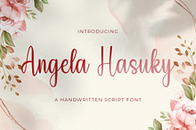 Angela Hasuky - Handwritten Font
