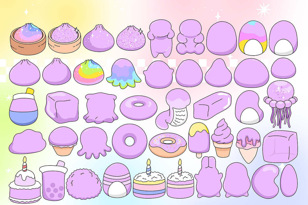 Squishy Creator Character Builder, an Object Graphic by Huxmay (Photo 3 of 12)