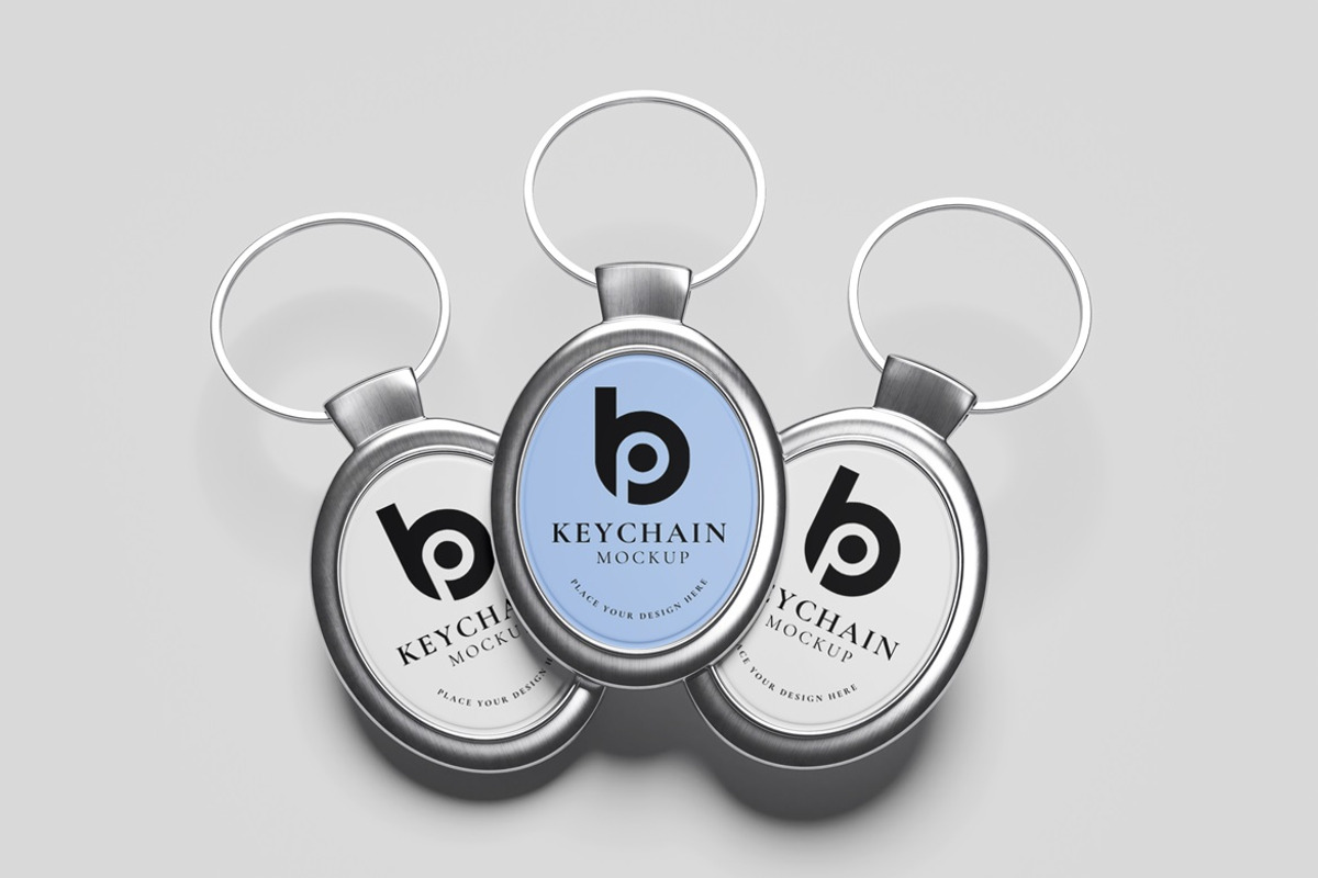 Keychain Mockup, a Merchandise Mockup by AndikaGraphic (Photo 6 of 6)