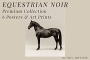 Horse Harmony — Minimalist Art Print, a Decorative Illustration by Vika_Softlife (Thumbnail 1 of 4)