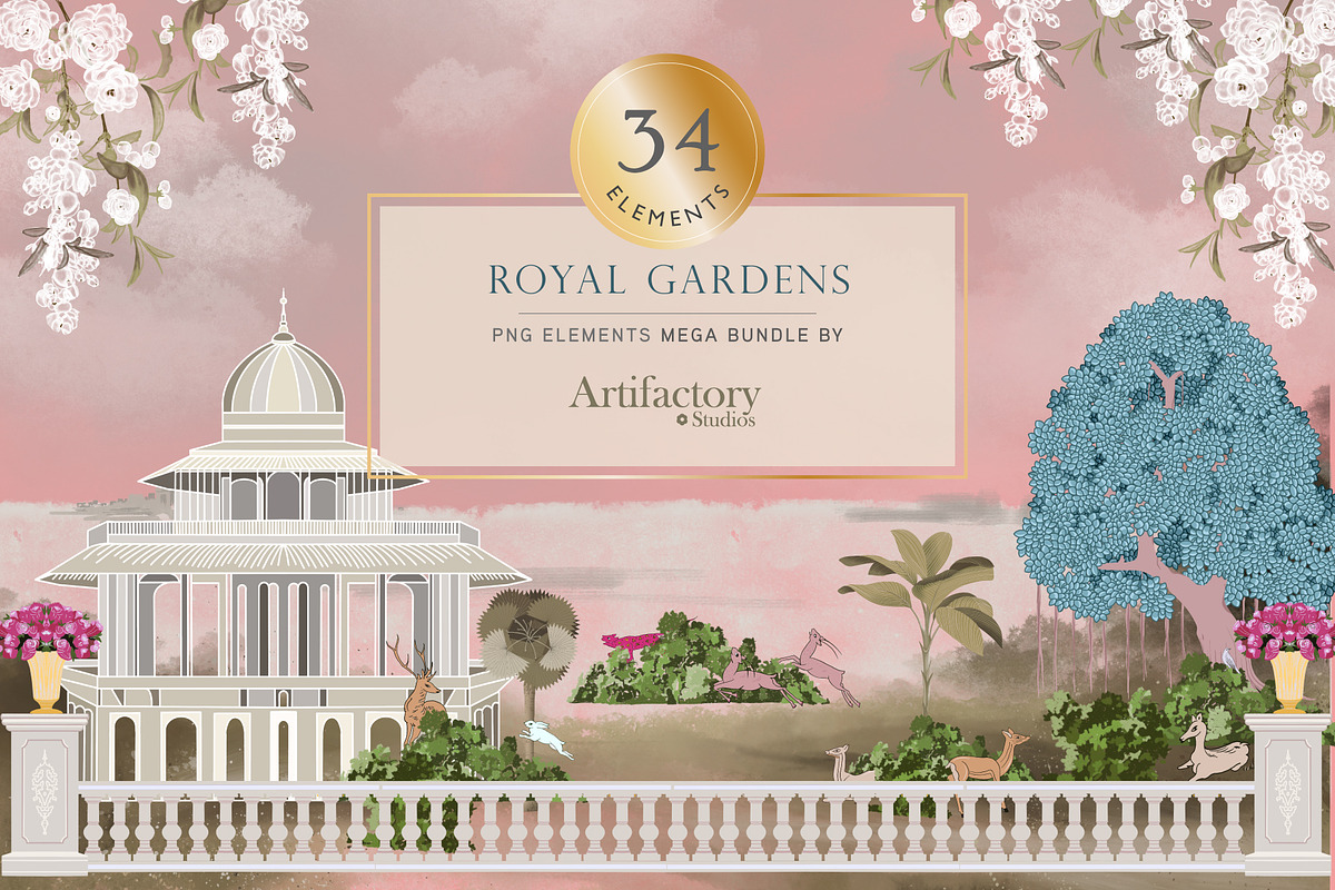 Royal Indian Art Illustration, a Decorative Illustration by Artifactory Studios (Photo 1 of 6)