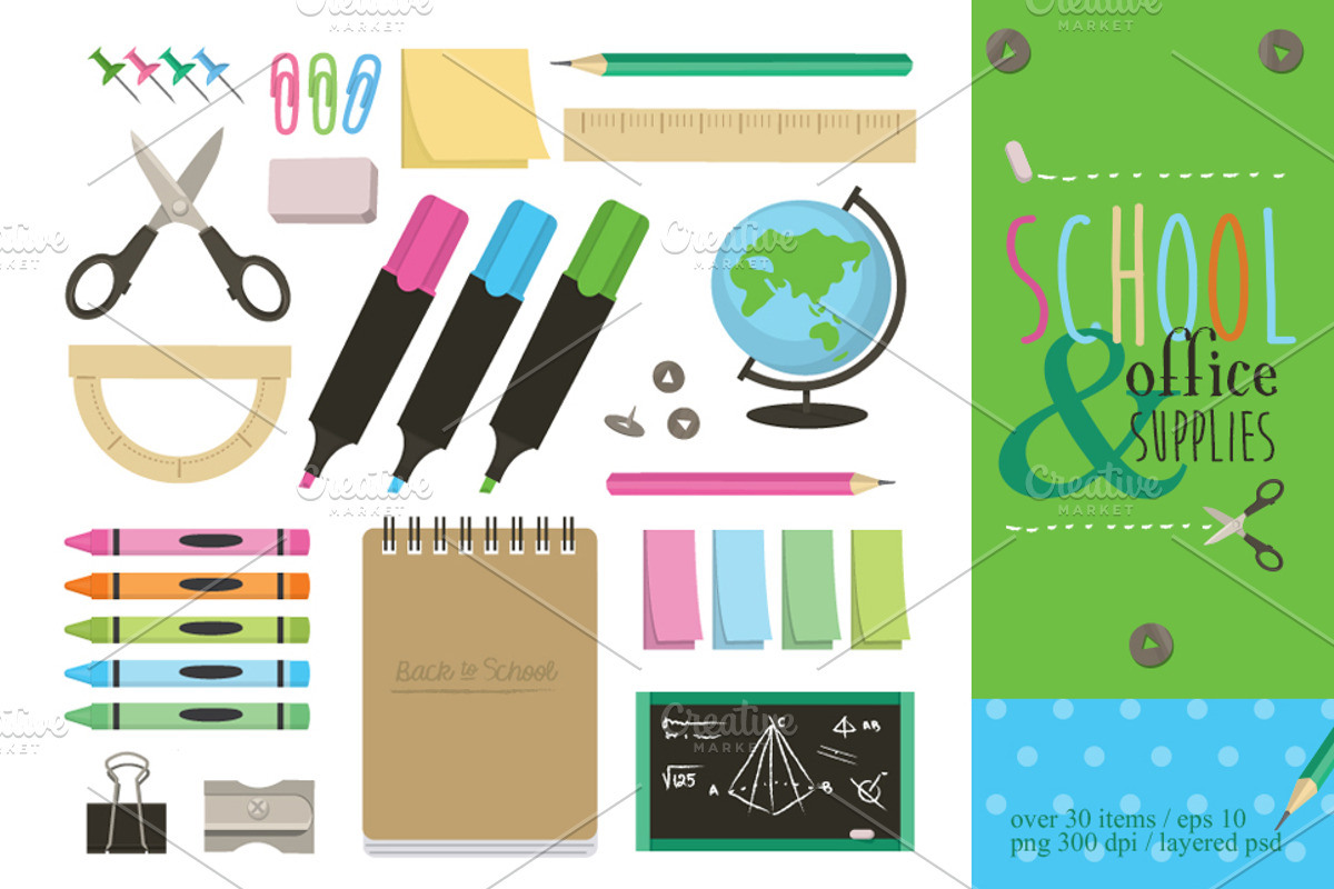 'Back to School' vector set