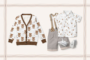 Teddy Bear pattern collection, a Pattern Graphic by SurfaceStories (Thumbnail 7 of 12)