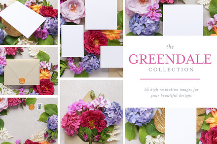 Greendale  invite mock up bundle stock photo containing mockup and mock up