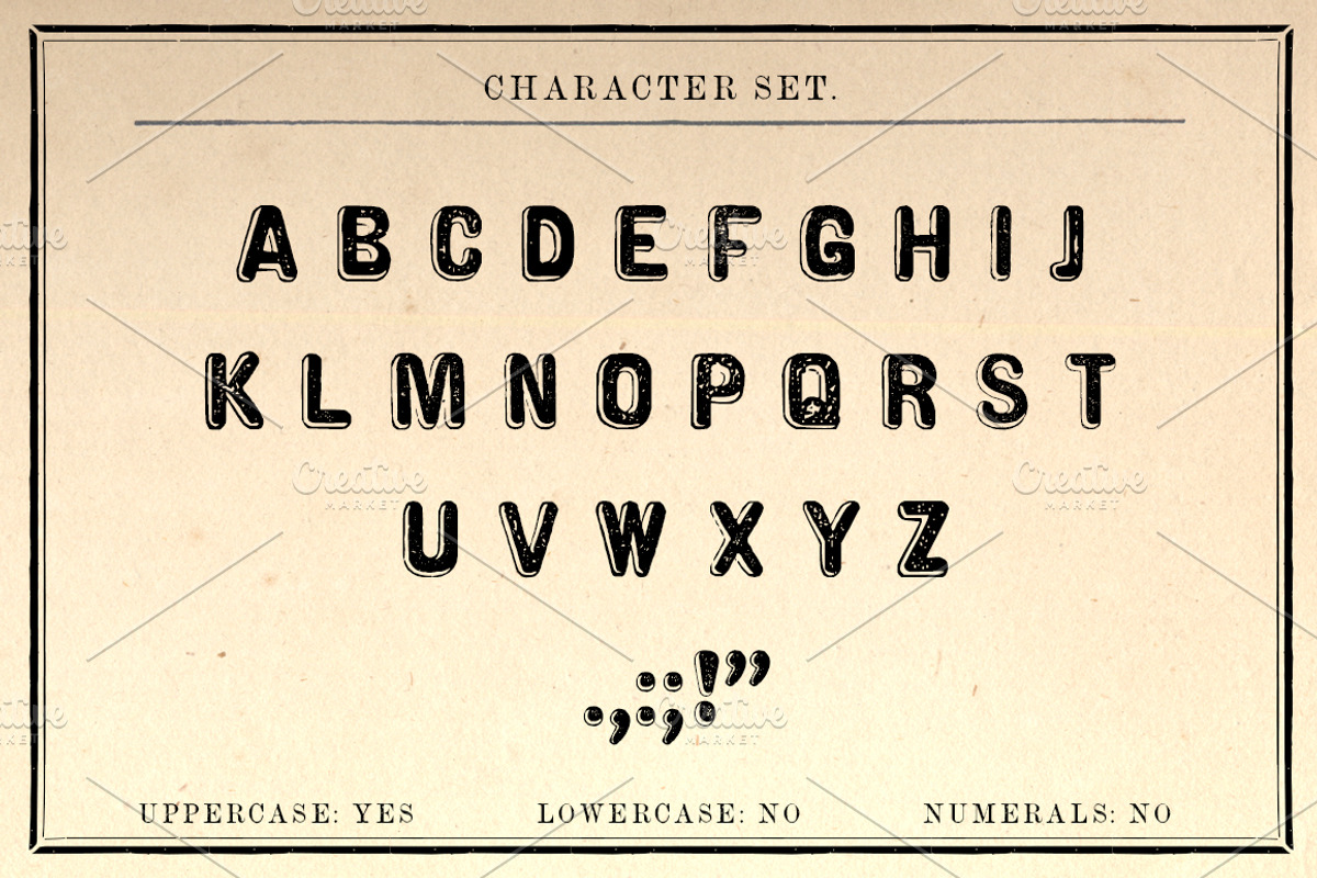 Oyster House Display Font, a Sans Serif Font by New Blazing Star Press (Photo 2 of 3)