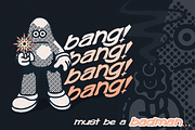 BADMAN - THE BADDEST FONT IN TOWN, a Font by Retro Black Studio (Thumbnail 7 of 8)