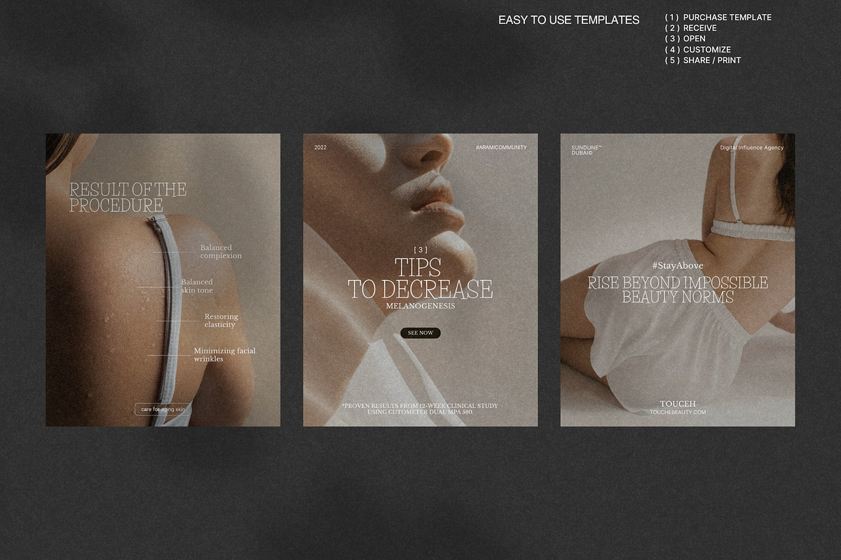 Skincare Canva Posts for IG preview 3