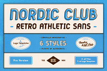 Nordic Club - Retro Athletic Sans