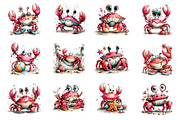 Whimsical Summer Crub Clipart, an Illustration by Dream Creation (Thumbnail 5 of 7)