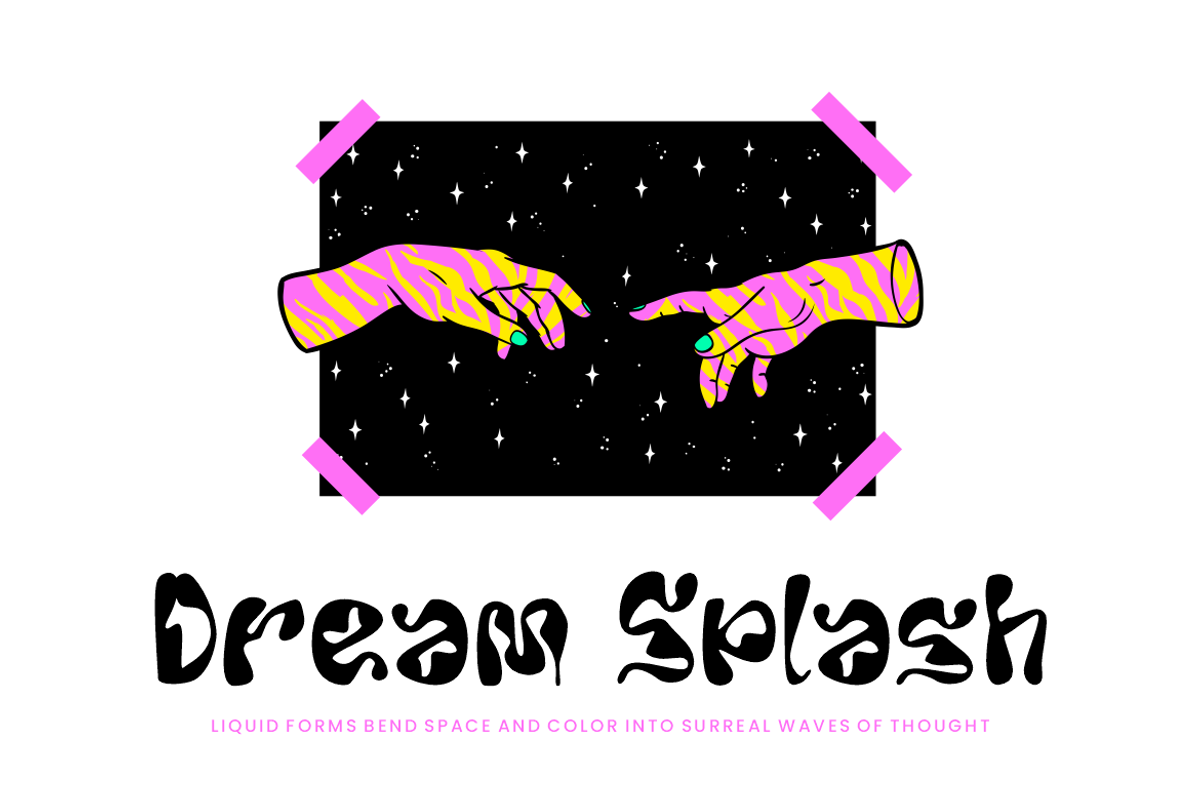 Retrovia Memories - Psychedelic Font, a Font by PutraCetol Studio (Photo 2 of 5)