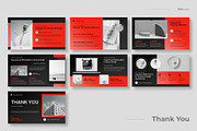 Red Minimalist Pitchdeck Powerpoint, a Presentation Template by fluffstudio (Thumbnail 4 of 4)