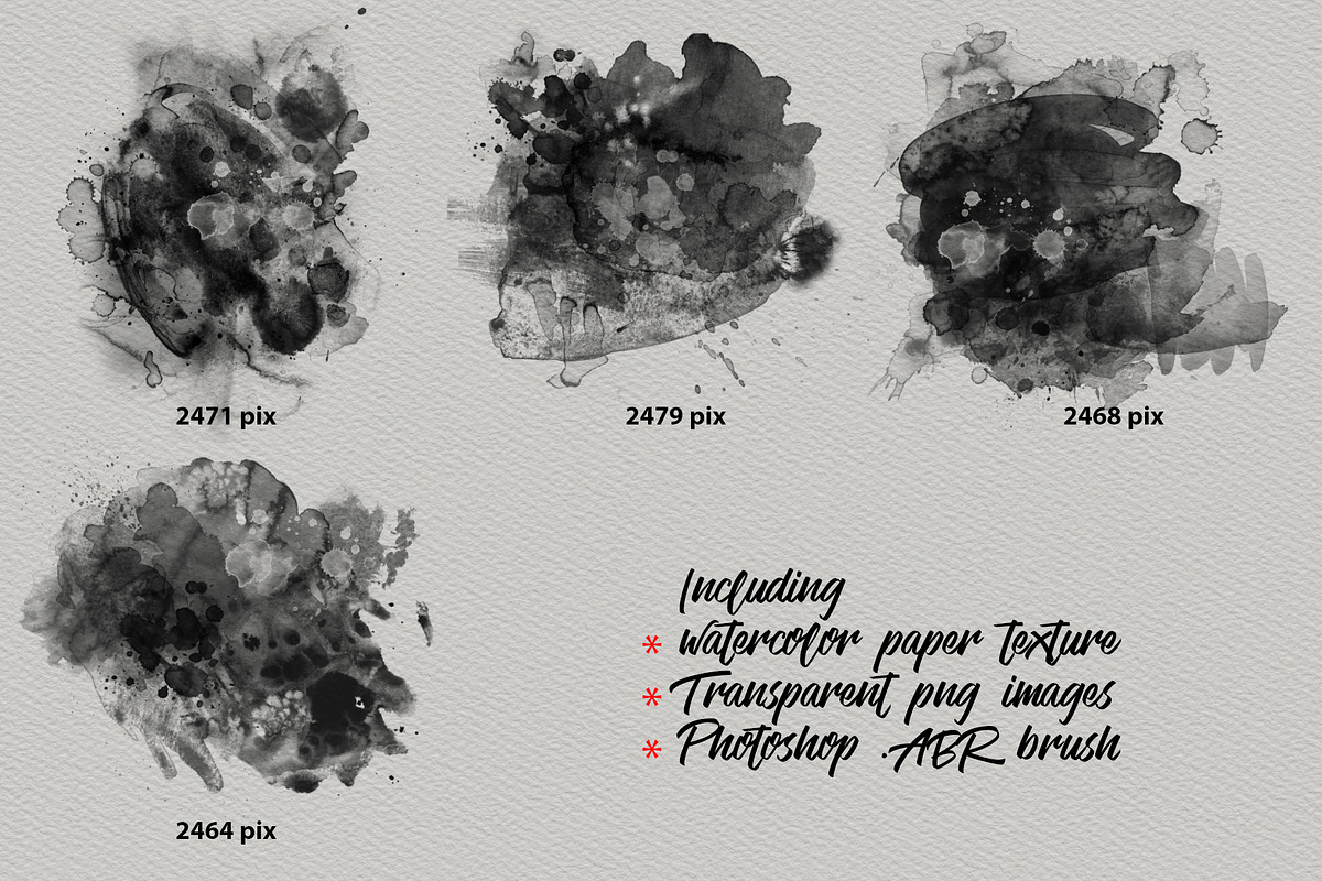 Watercolor Brushes VOL.1 preview 3