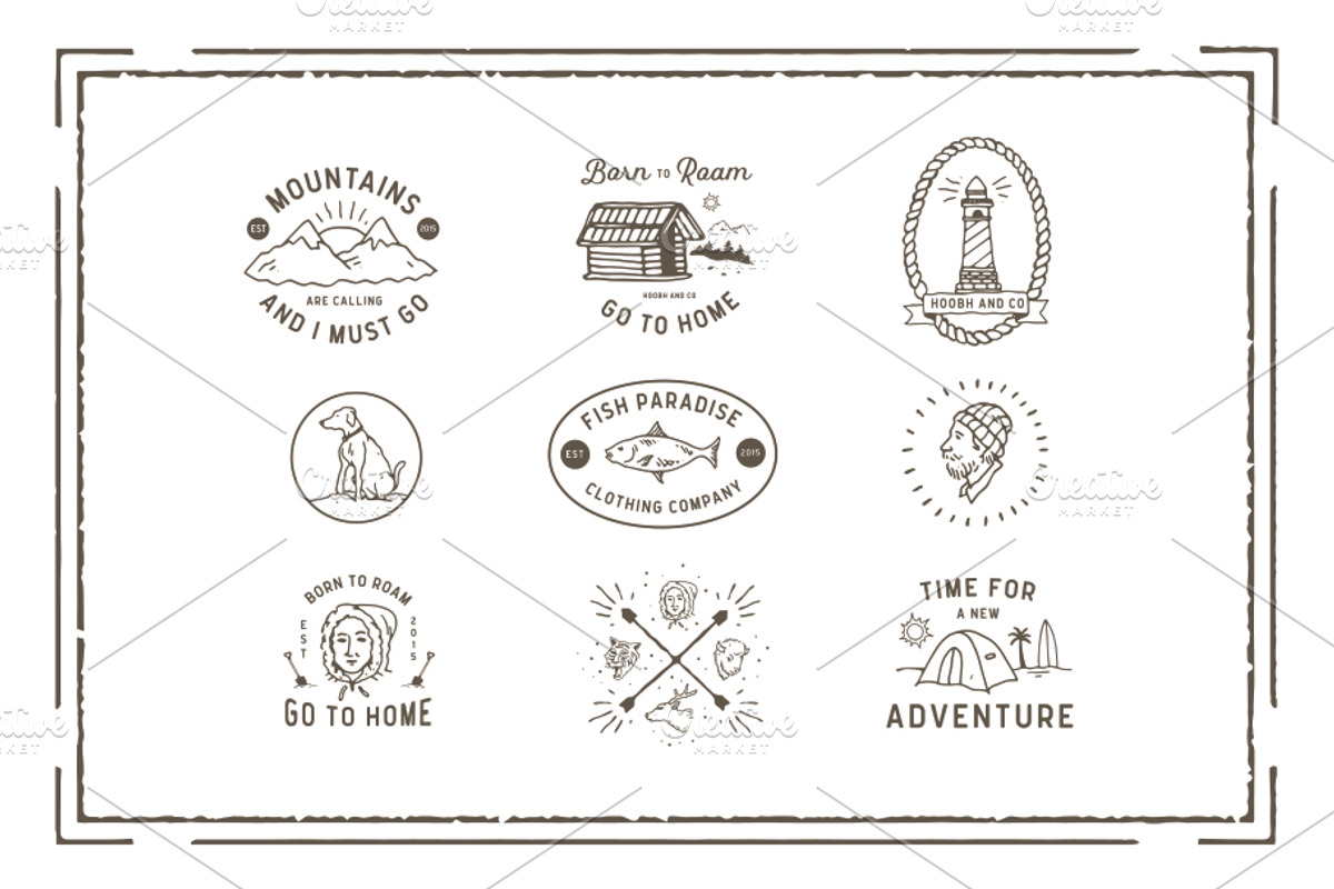 100 hand drawn adventure, an Object Illustration by gemmafalah (Photo 9 of 9)