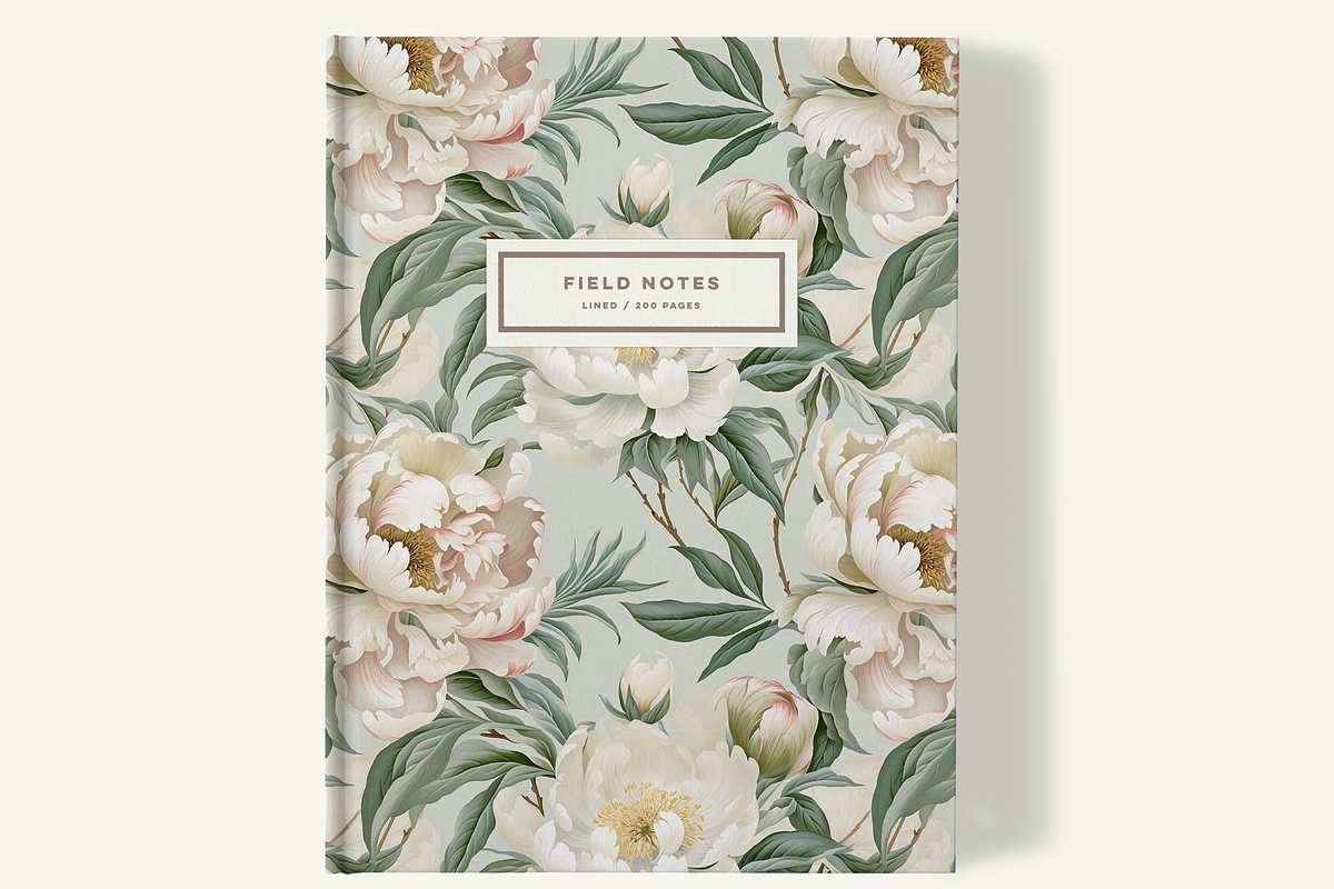 Peony Bouquet Seamless Pattern, a Pattern Graphic by Spinsugar Graphics (Photo 4 of 5)