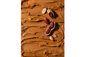 Peanut butter texture background and, a Food & Drink Photo by Yulia Furman