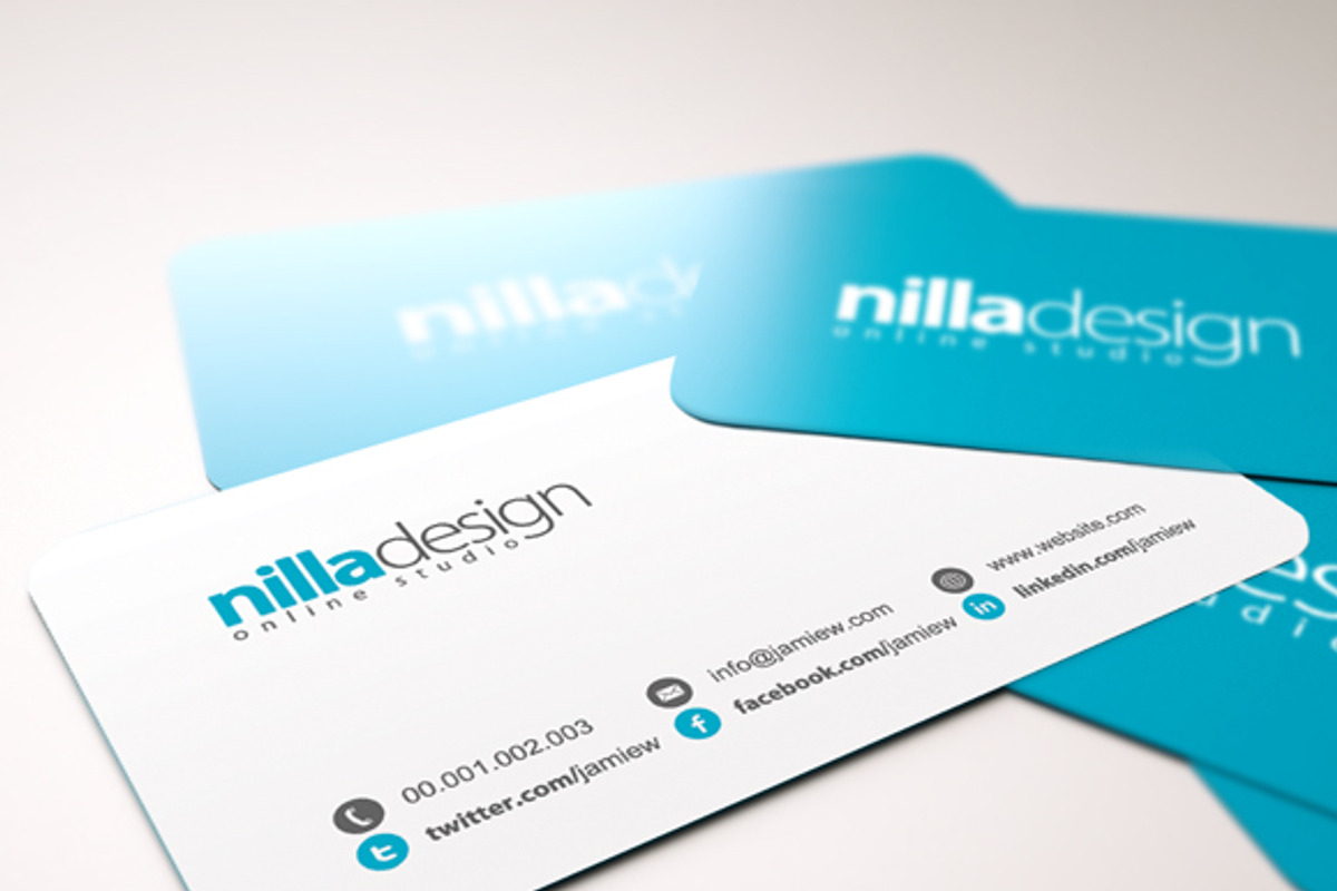 Nilla Business Card, a Business Card Template by printdesignbundle (Photo 1 of 2)
