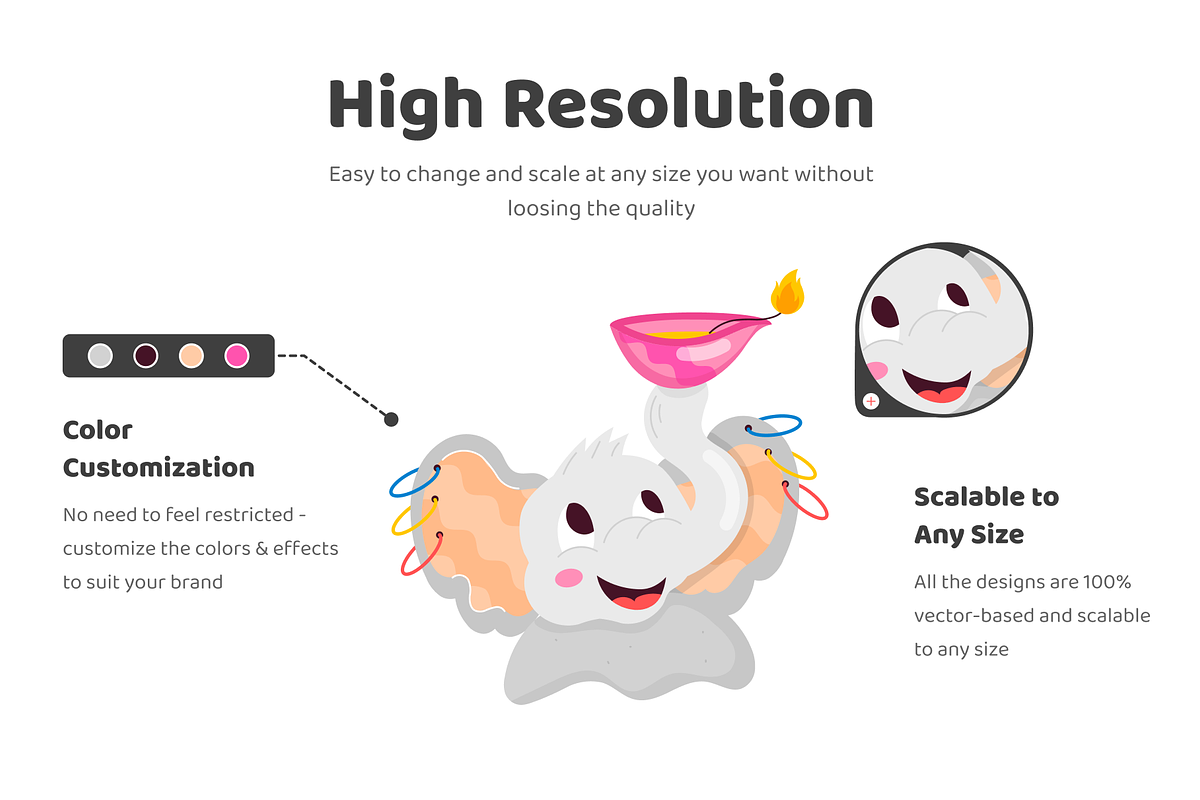 Animated Diwali Stickers, an Emoji Icon by Vectors Market (Photo 3 of 7)