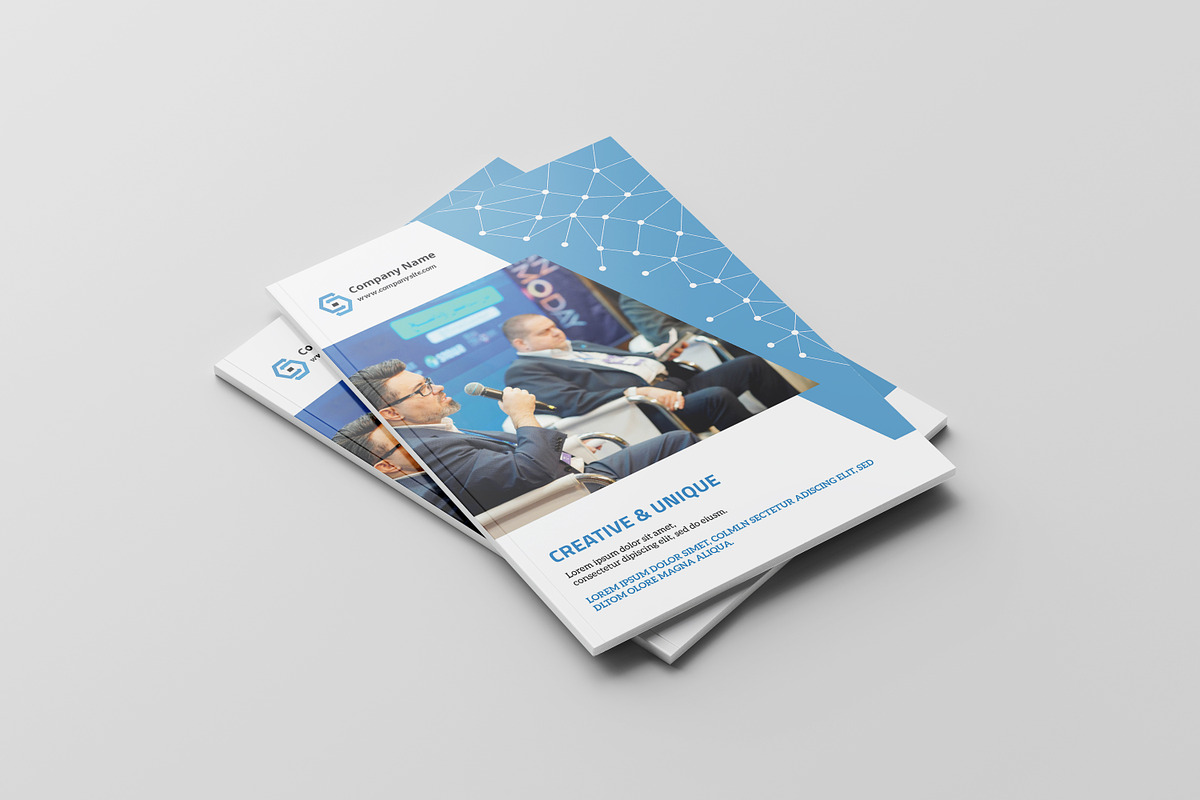 Corporate Brochure Template, a Brochure Template by retrographix (Photo 3 of 10)