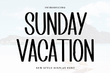 SUNDAY VACATION