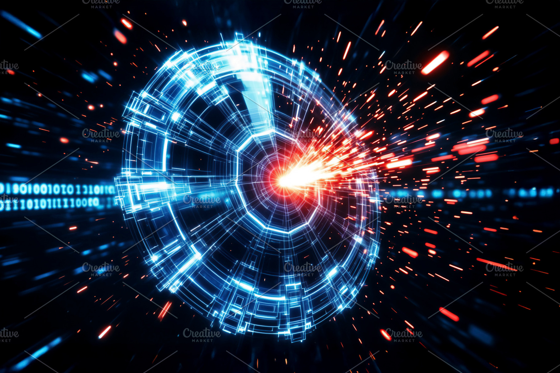 Cybersecurity shield, a Photo by rarrarorro
